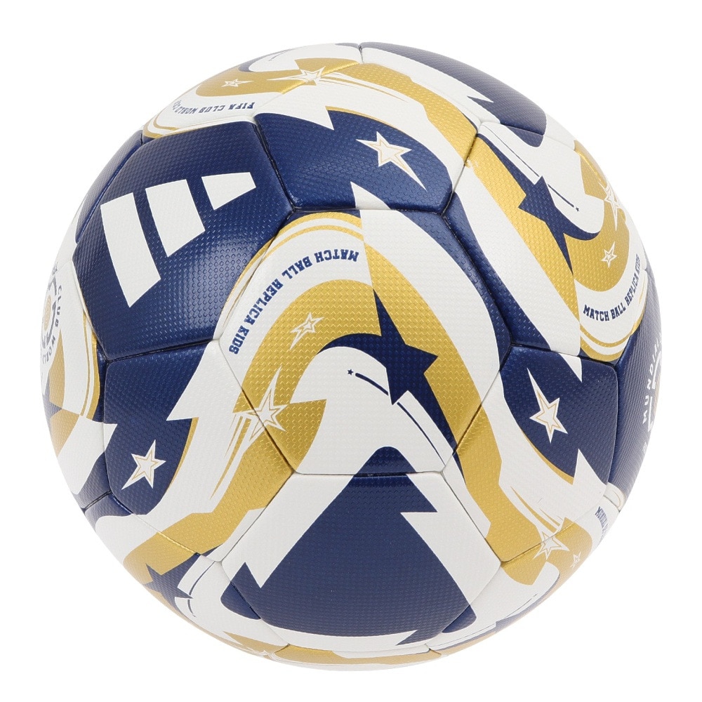 アディダス（adidas）（キッズ）サッカーボール 4号球 検定球 ムンディアル・デ・クルーベスFIFA 25 決勝球 キッズ ADF410F