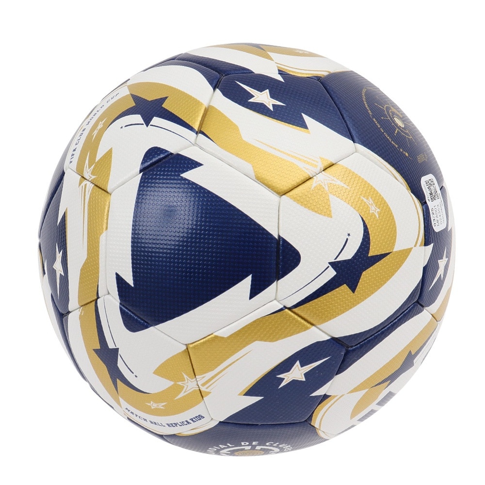 アディダス（adidas）（キッズ）サッカーボール 4号球 検定球 ムンディアル・デ・クルーベスFIFA 25 決勝球 キッズ ADF410F