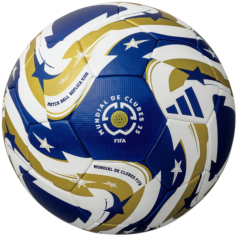 アディダス（adidas）（キッズ）サッカーボール 4号球 検定球 ムンディアル・デ・クルーベスFIFA 25 決勝球 キッズ ADF410F