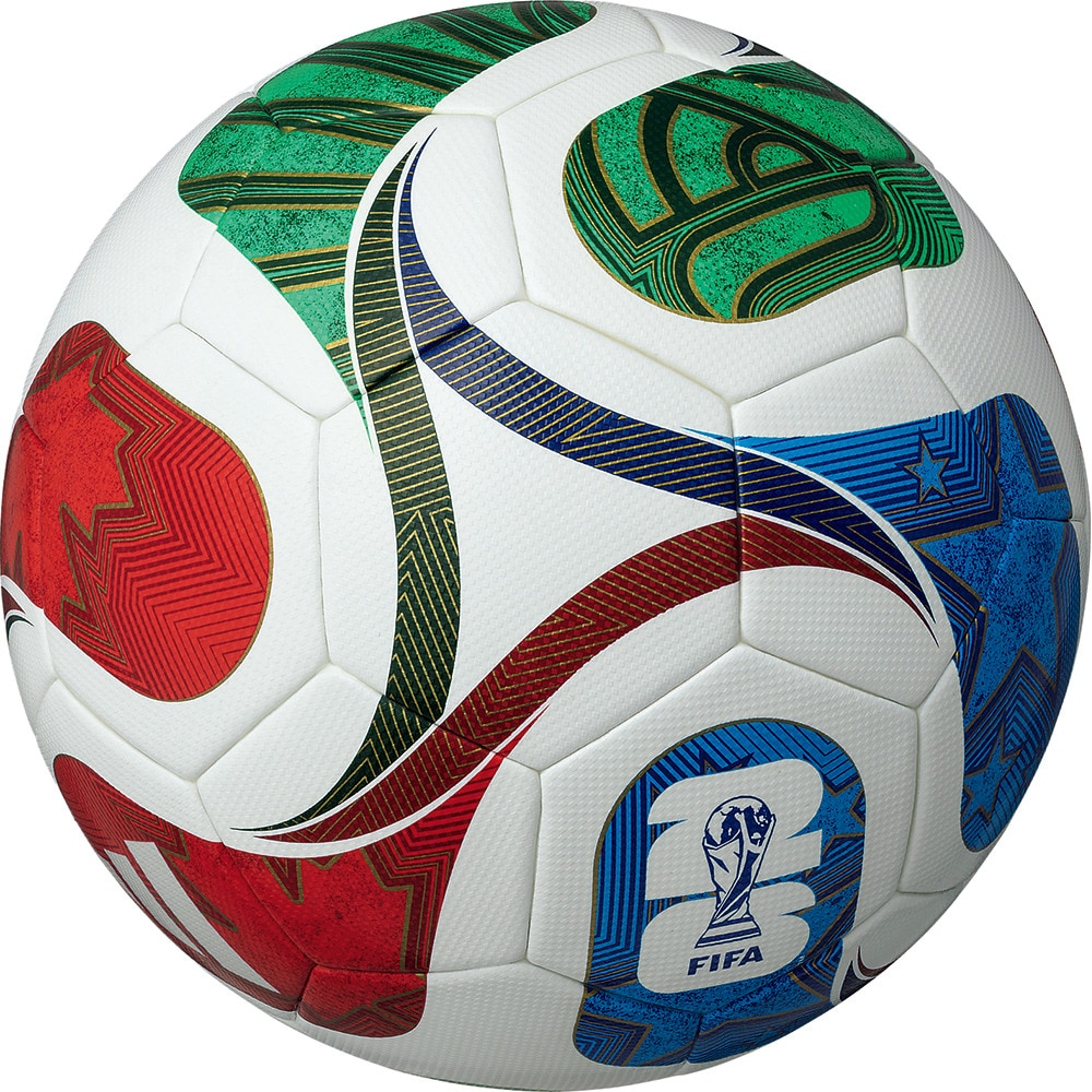 アディダス（adidas）（キッズ）サッカーボール 4号球 検定球 ワールドカップ2026 キッズ シロ ADF420