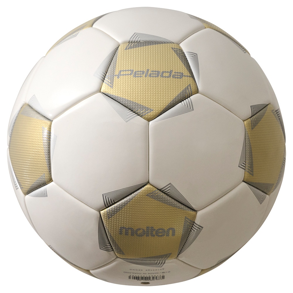 モルテン（molten）（キッズ）【先行予約商品】 サッカーボール 4号球 ペレーダ4900 ゴールドエディション 土 芝 ホワイト F4K4901-WZ