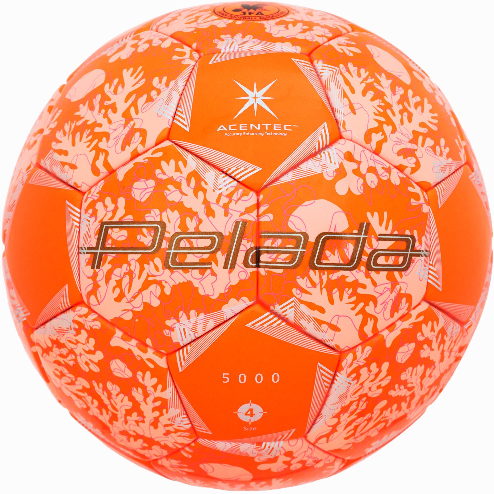 モルテン サッカーボール 4号検定球（ジュニア用） オレンジ - 【公式