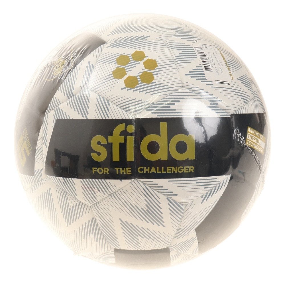 スフィーダ（SFIDA）（メンズ）サッカーボール 5号球 Noiser Ball 5 SB-21NS01 WHT 5
