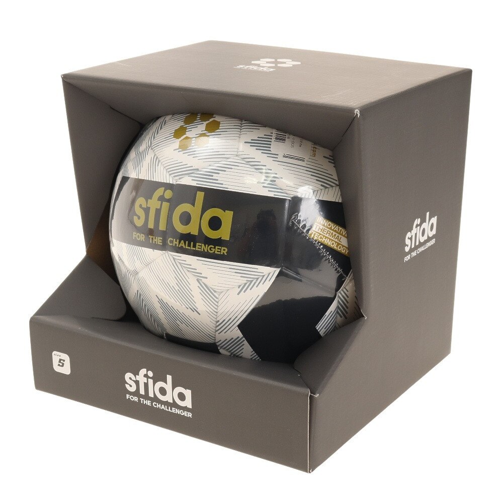 スフィーダ（SFIDA）（メンズ）サッカーボール 5号球 Noiser Ball 5 SB-21NS01 WHT 5