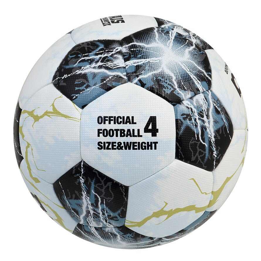 サッカーボール 4号球 VAIS Presser ZX 4 SB-22VP02 BLK