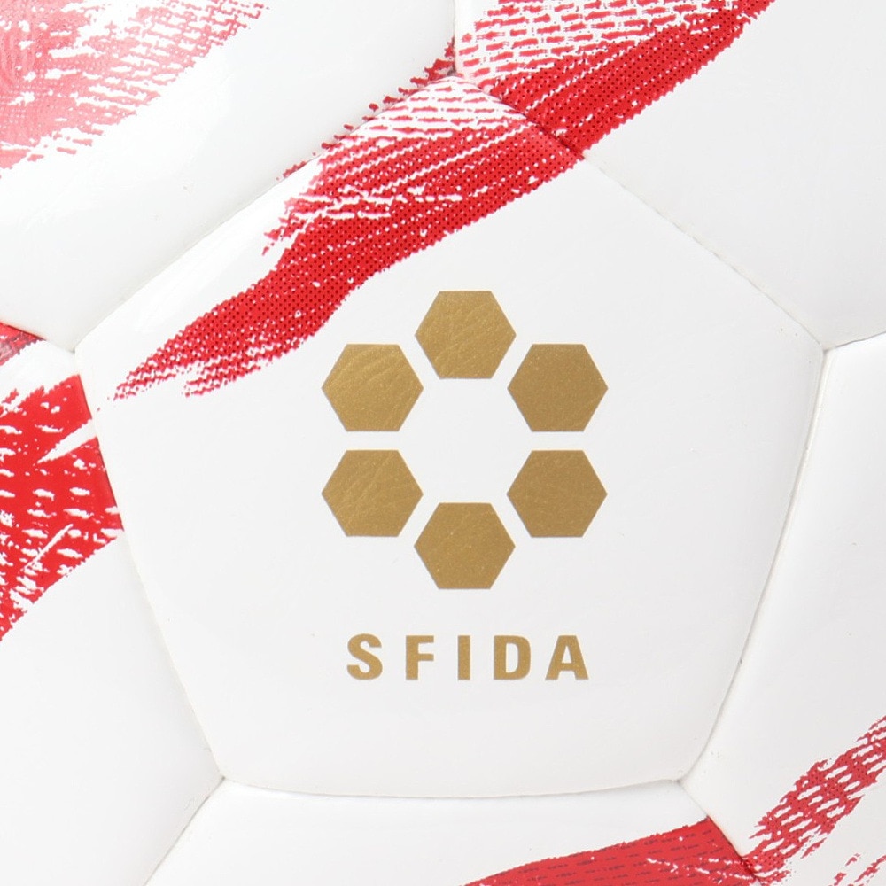 スフィーダ（SFIDA）（キッズ）ジュニア サッカーボール 軽量4号球 VAIS VORTI Light SB-25VV05 WHT/RED
