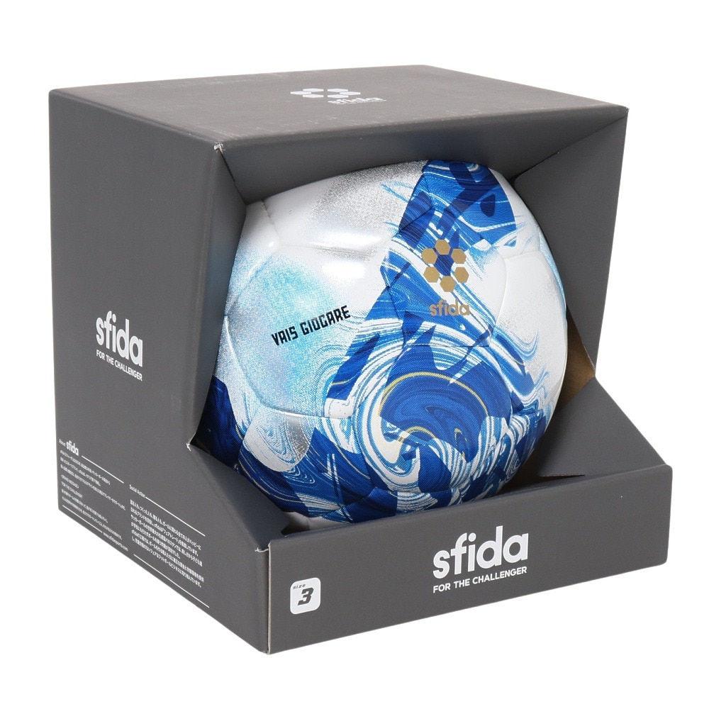スフィーダ（SFIDA）（キッズ）サッカーボール 3号球 VAIS GIOCARE キッズ SB-23VG04 WHT/BLU