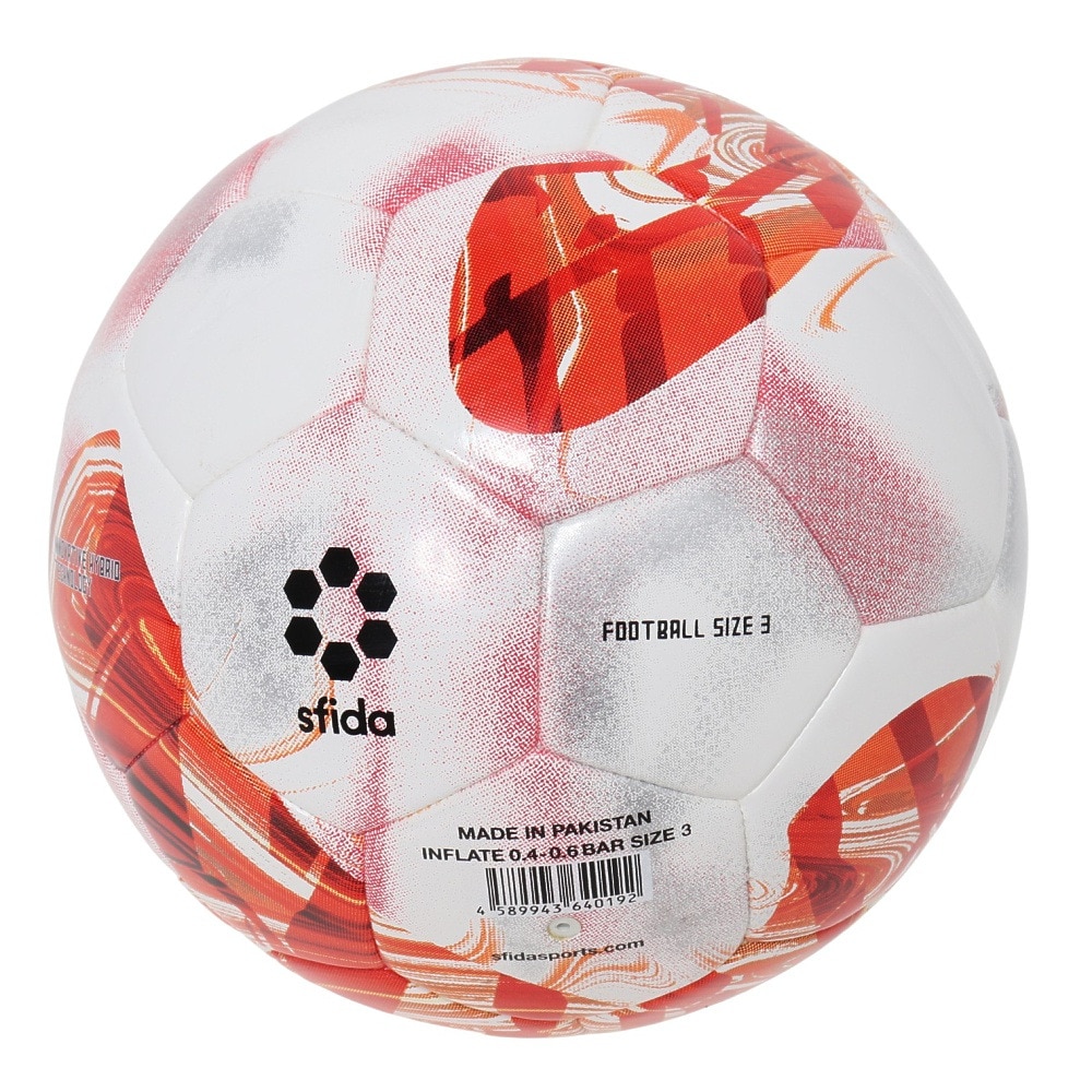 スフィーダ（SFIDA）（キッズ）サッカーボール 3号球 VAIS GIOCARE キッズ SB-23VG04 WHT/RED