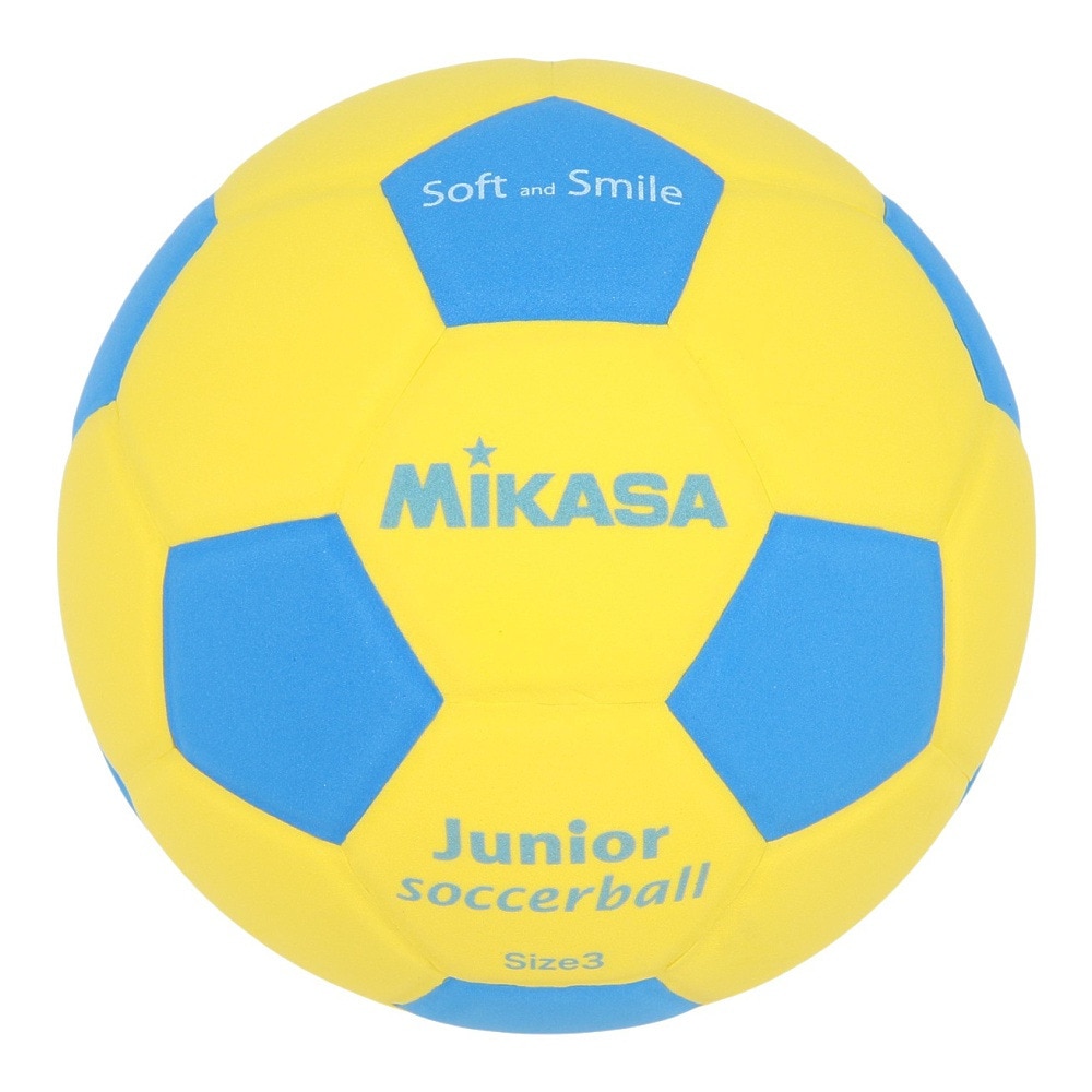 ミカサ（MIKASA）（キッズ）ジュニア スマイルサッカーボール 3号球 軽量 SF3J-YBL