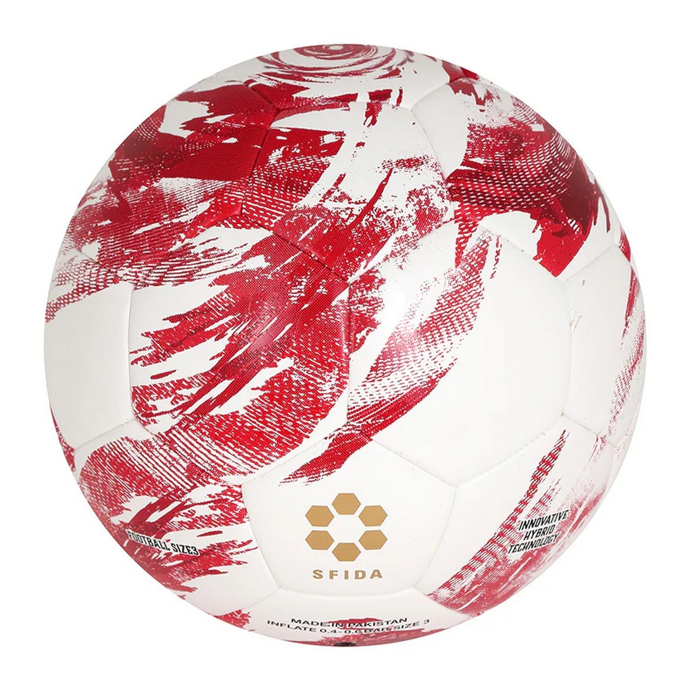 スフィーダ（SFIDA）（キッズ）【新商品】ジュニア サッカーボール 3号球 VAIS VORTI SB-25VV04 WHT/RED