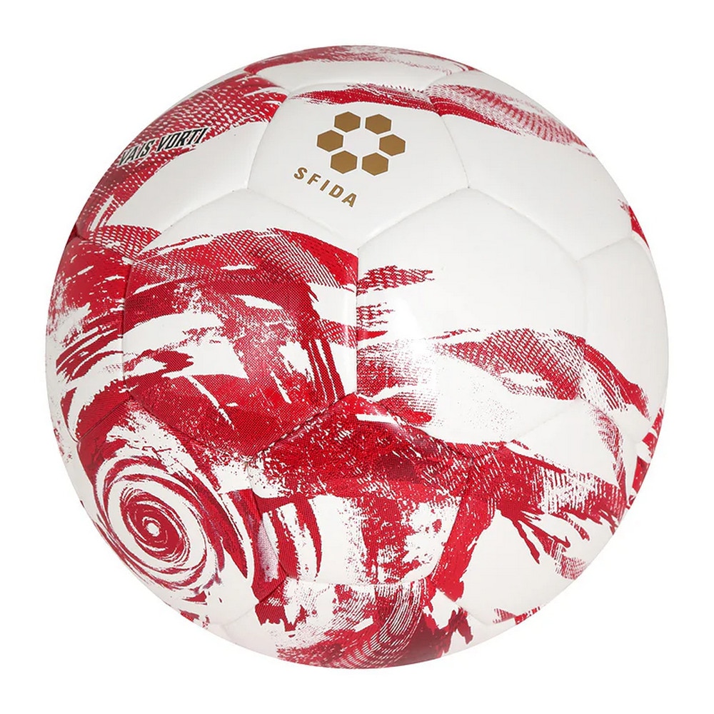 スフィーダ（SFIDA）（キッズ）【新商品】ジュニア サッカーボール 3号球 VAIS VORTI SB-25VV04 WHT/RED