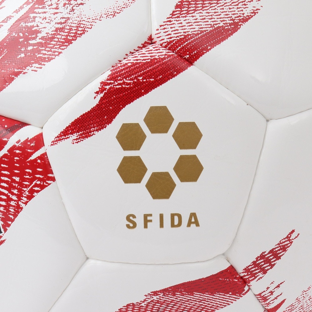 スフィーダ（SFIDA）（キッズ）ジュニア サッカーボール 3号球 VAIS VORTI SB-25VV04 WHT/RED