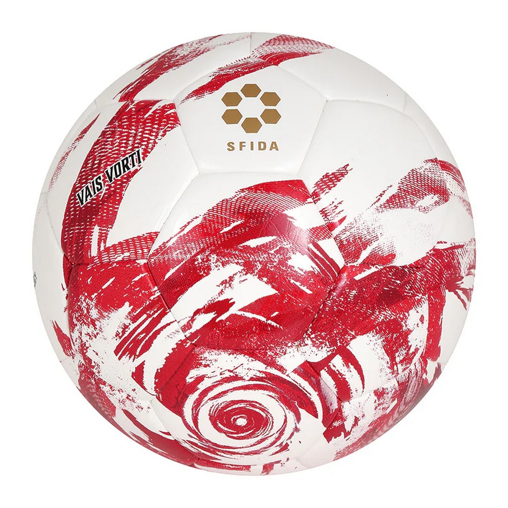 スフィーダ（SFIDA）（キッズ）【新商品】ジュニア サッカーボール 3号球 VAIS VORTI SB-25VV04 WHT/RED