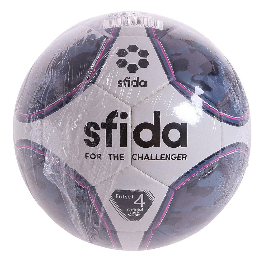 スフィーダ（SFIDA）（メンズ、レディース、キッズ）フットサルボール 4号球 インフィニート INFINITO NEO BSF-IN22 NVY 4 自主練 JFA検定球