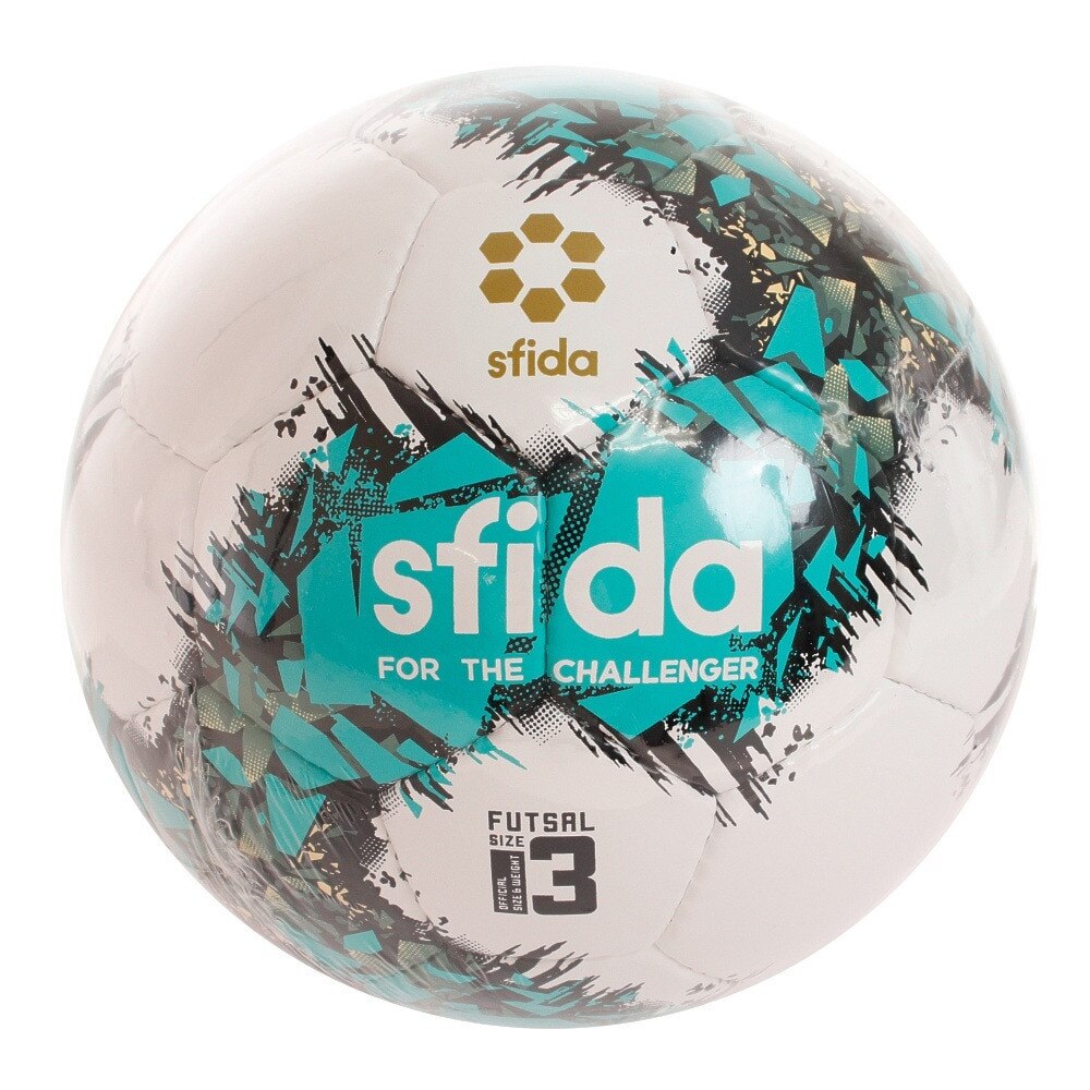 スフィーダ（SFIDA）（キッズ）ジュニア フットサルボール 3号球 検定球 インフィニート APERTO 3 SB-21IA03 WHT/TUQ 3