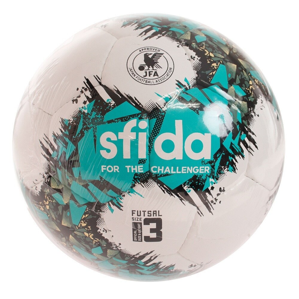 スフィーダ（SFIDA）（キッズ）ジュニア フットサルボール 3号球 検定球 インフィニート APERTO 3 SB-21IA03 WHT/TUQ 3