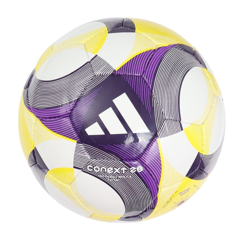 アディダス（adidas）（メンズ、レディース）フットサルボール 検定球 FIFA2025 コネクト25 4号球 ADFF400