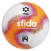 スフィーダ（SFIDA）（メンズ、レディース）フットサルボール 4号球 INFINITO Cheater ZX 4 SB-22IC01 WH/OR