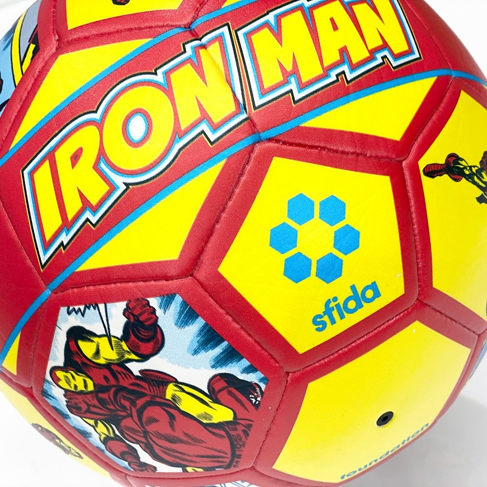 スフィーダ（SFIDA）（メンズ）サッカーボール レトロ柄 HEROシリーズ アイアンマン SB-21MV01