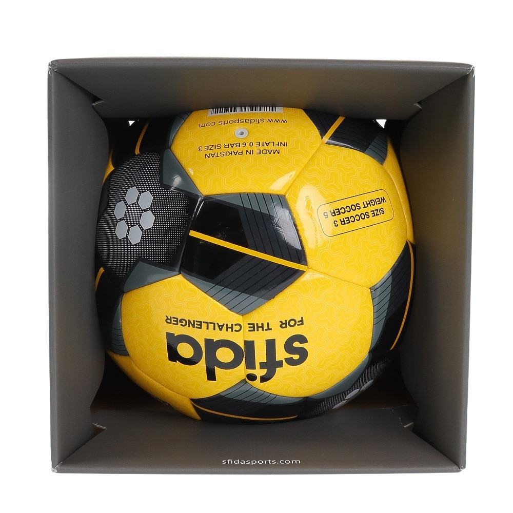 スフィーダ（SFIDA）（メンズ）トレーニングサッカーボール VAIS 3 SB-23TR01 YEL/BLK