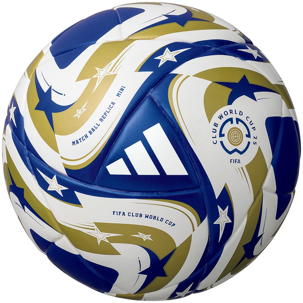 アディダス（adidas）（メンズ、レディース、キッズ）サッカーボール ムンディアル・デ・クルーベスFIFA 25 決勝球 ミニ ADFM110F