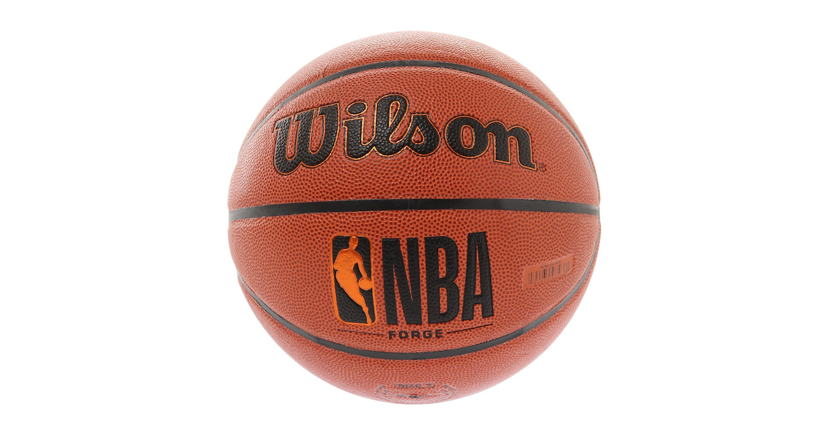 NBA公式 Wilson フォージ プラス バスケットボール 7号 ブラウン ダークグリーン ネイビー ダークグレー  人工皮革（合成皮革）ウィルソン