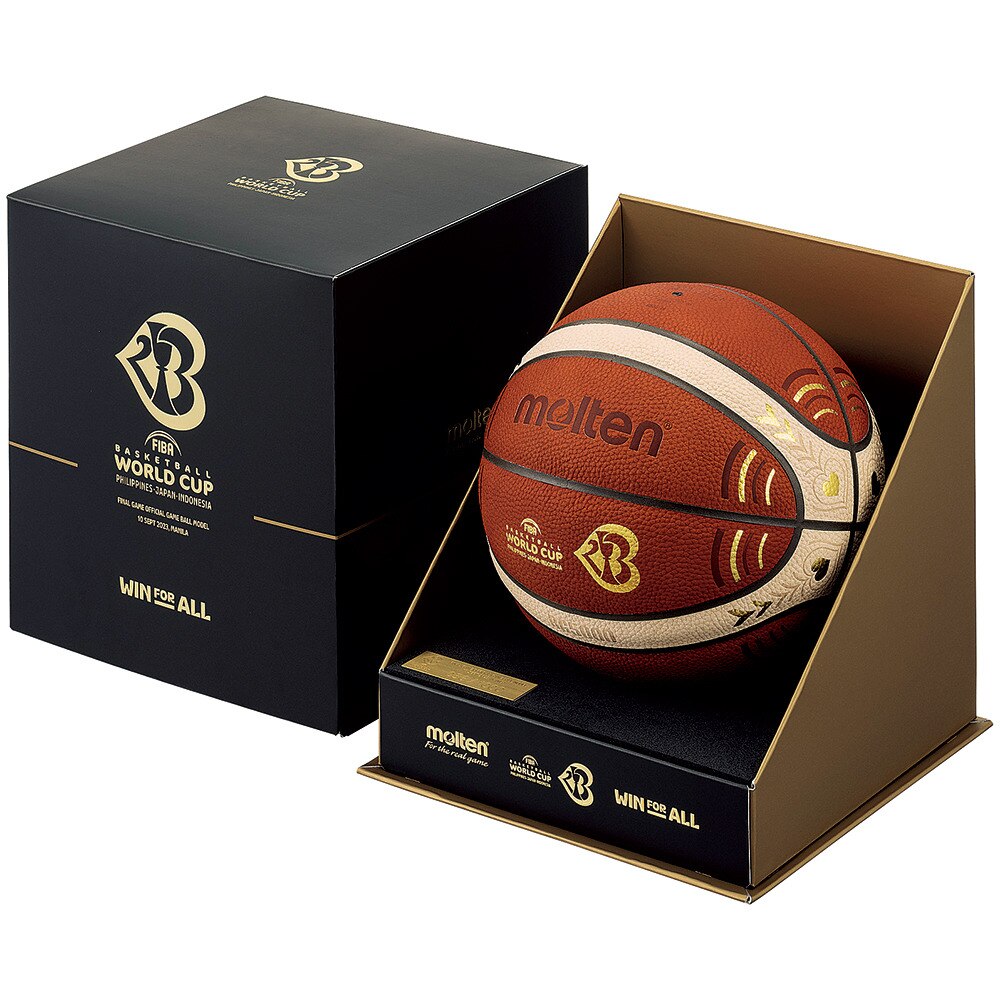 モルテン（molten）（メンズ）バスケットボール 7号球 FIBA ワールドカップ 2023 決勝戦専用公式試合球 B7G5000-M3PF