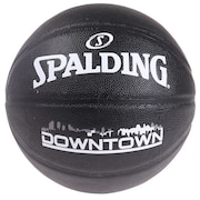 スポルディング（SPALDING）（メンズ）バスケットボール 7号球 (一般 大学 高校 中学校) 男子用 ダウンタウン PU コンポジット ブラック 76-586J 自主練