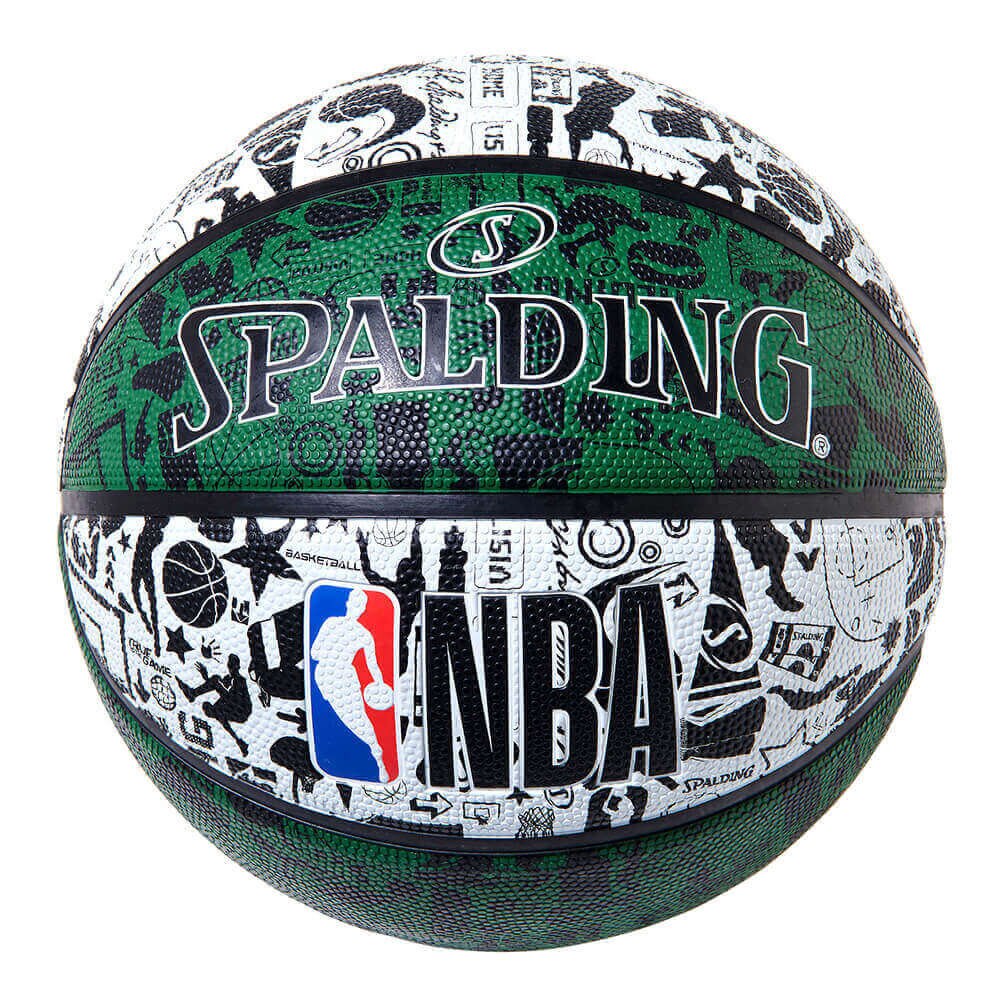  グラフィティラバー グリーン 7号球 NBAロゴ入り 84-306J 自主練