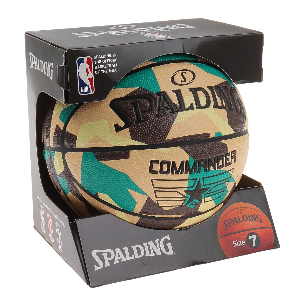 スポルディング（SPALDING）（メンズ）バスケットボール 7号球 コマンダー ポリ 76-937Z