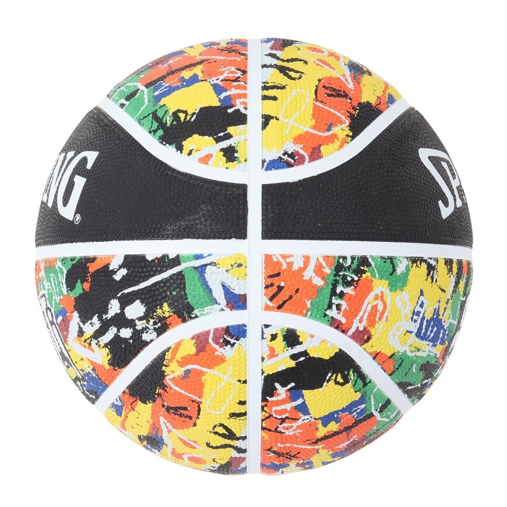 スポルディング（SPALDING）（メンズ）バスケットボール 7号球 グラフィティ レインボー ラバー 84-372Z