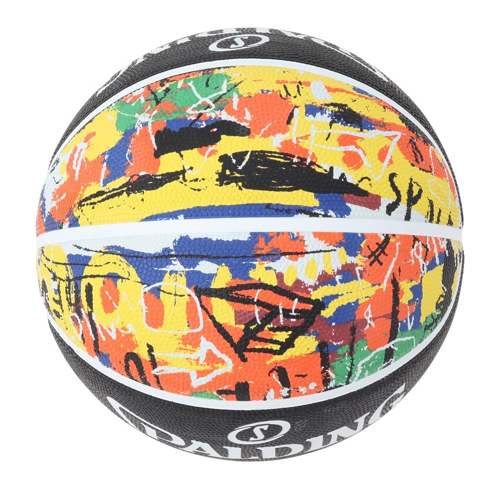 スポルディング（SPALDING）（メンズ）バスケットボール 7号球 グラフィティ レインボー ラバー 84-372Z