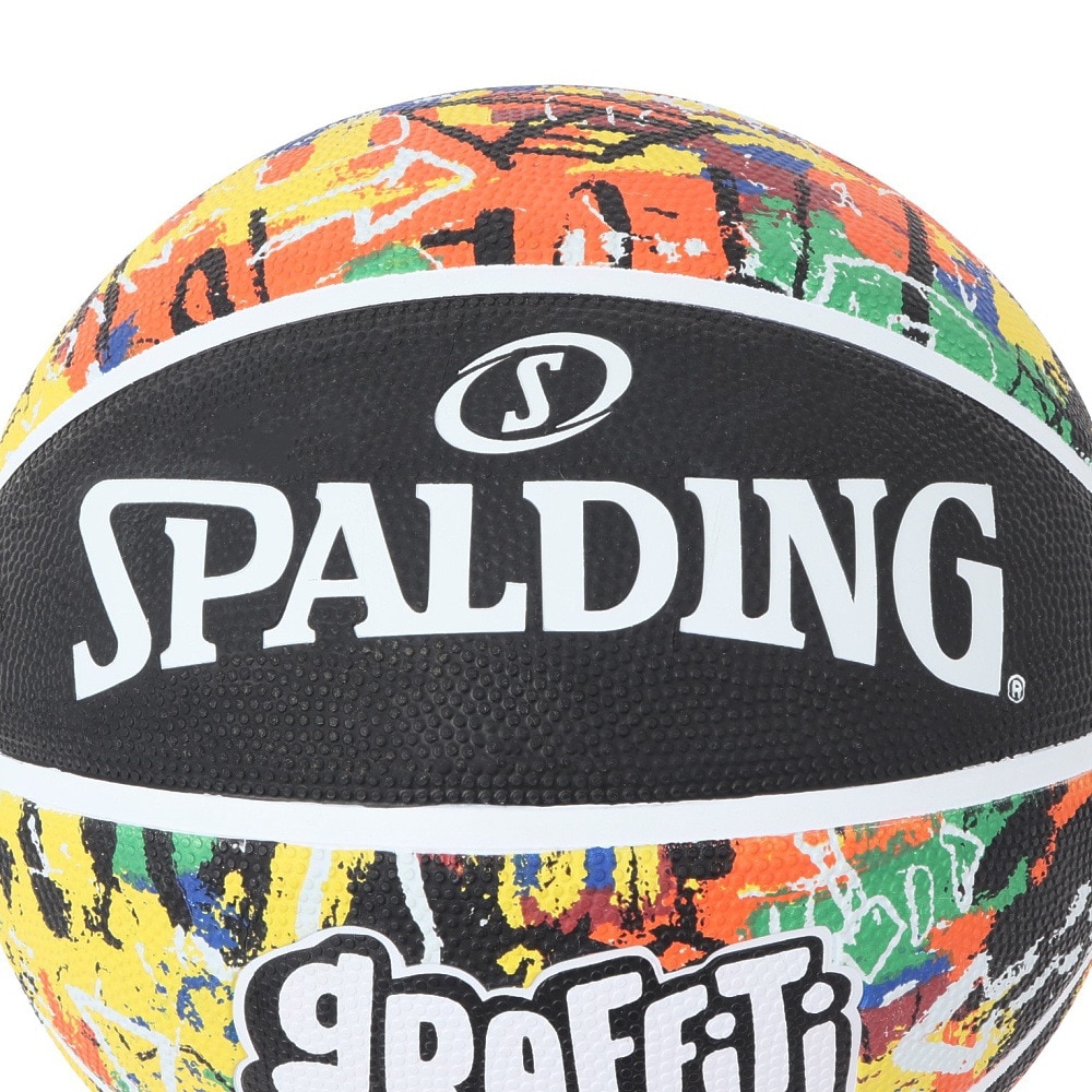 スポルディング（SPALDING）（メンズ）バスケットボール 7号球 グラフィティ レインボー ラバー 84-372Z