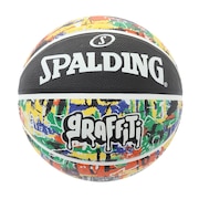 スポルディング（SPALDING）（メンズ）バスケットボール 7号球 グラフィティ レインボー ラバー 84-372Z