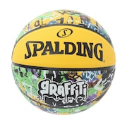 スポルディング（SPALDING）（メンズ）バスケットボール 7号球 グラフィティ グリーンxイエロー 84-374Z