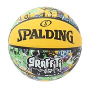 スポルディング（SPALDING）（メンズ）バスケットボール 7号球 グラフィティ グリーンxイエロー 84-374Z