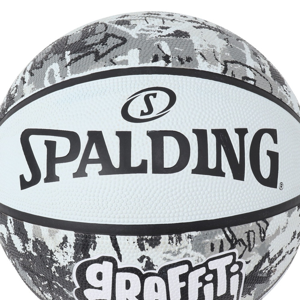 スポルディング（SPALDING）（メンズ）バスケットボール 7号球 グラフィティ ホワイト 7号球 84-375Z