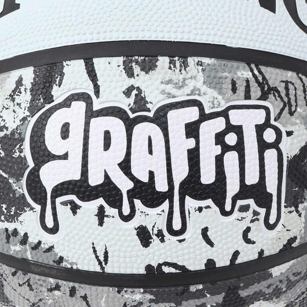 スポルディング（SPALDING）（メンズ）バスケットボール 7号球 グラフィティ ホワイト 7号球 84-375Z