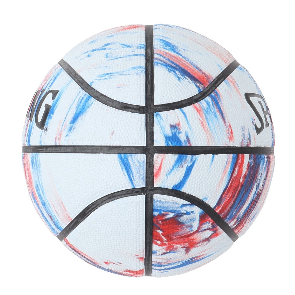 スポルディング（SPALDING）（メンズ）バスケットボール 7号球 マーブル トリコロール 84-399Z