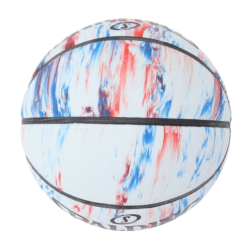 スポルディング（SPALDING）（メンズ）バスケットボール 7号球 マーブル トリコロール 84-399Z
