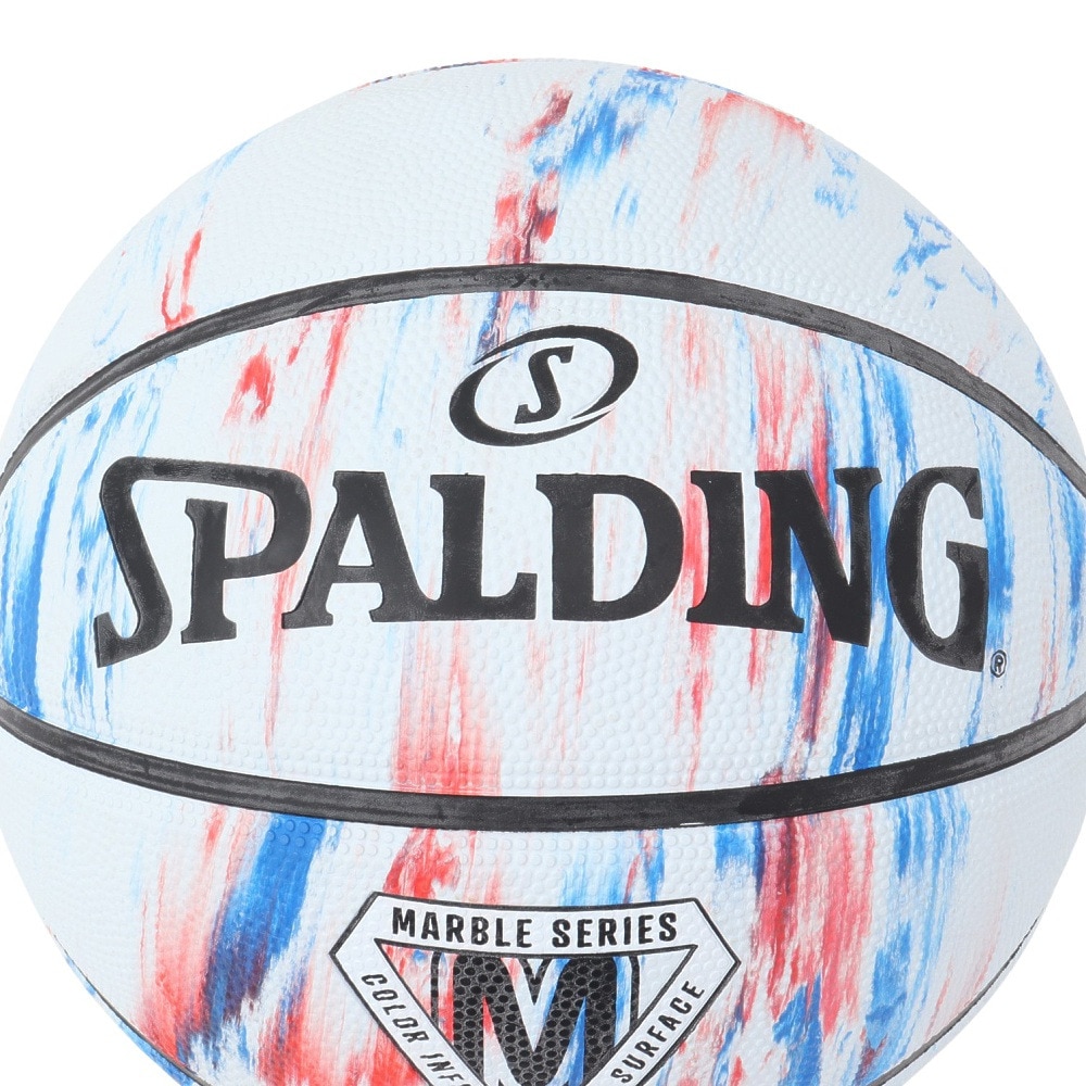 スポルディング（SPALDING）（メンズ）バスケットボール 7号球 マーブル トリコロール 84-399Z