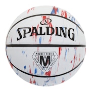 スポルディング（SPALDING）（メンズ）バスケットボール 7号球 マーブル トリコロール 84-399Z