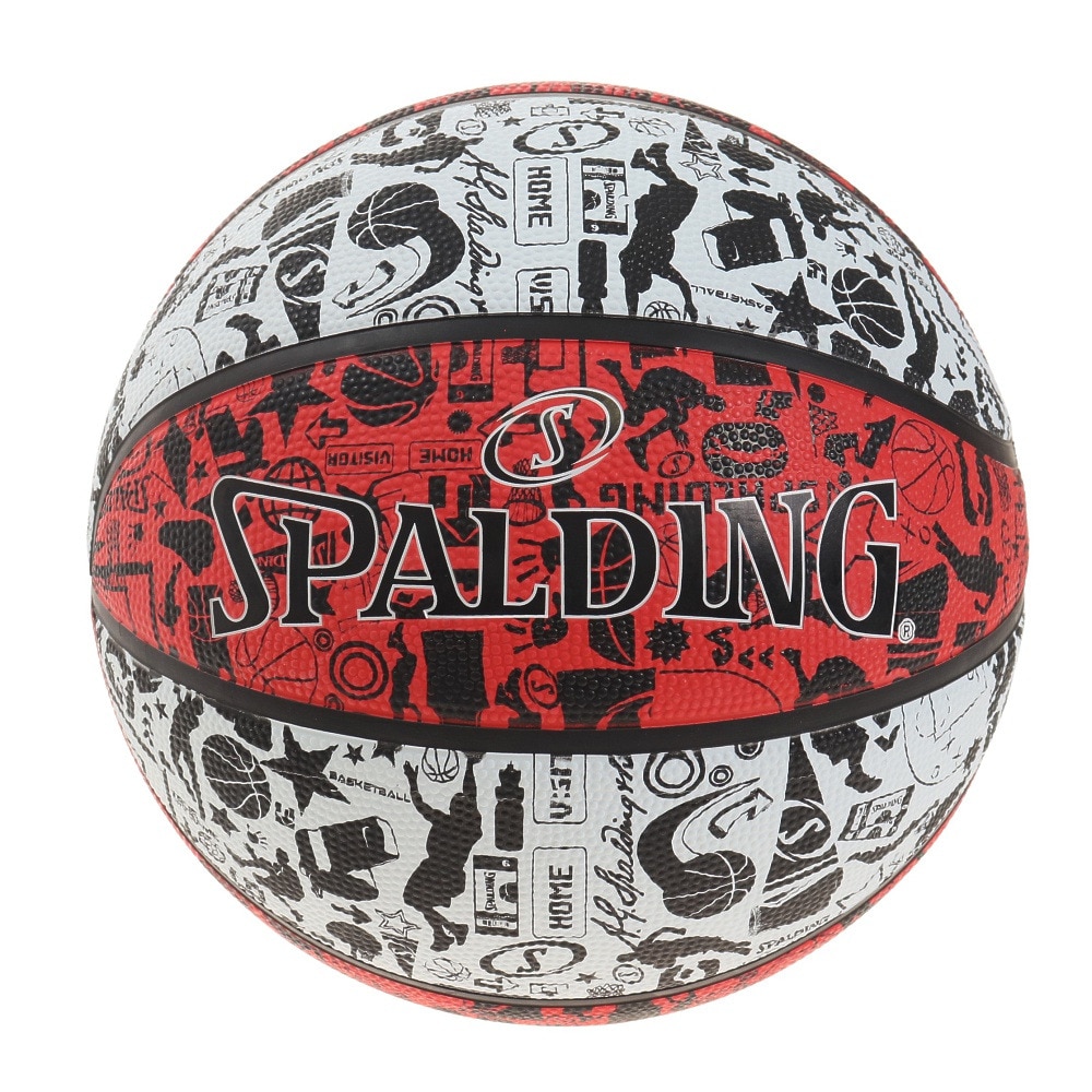 スポルディング（SPALDING）（メンズ）バスケットボール 7号球 グラフィティ 84-537J