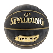 スポルディング（SPALDING）（メンズ）バスケットボール 7号球 ゴールドハイライト 84-538J