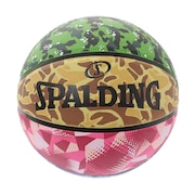 スポルディング(SPALDING)(メンズ)バスケットボール 7号球 ミックスカモ ラバー 84-539J 屋外 室外