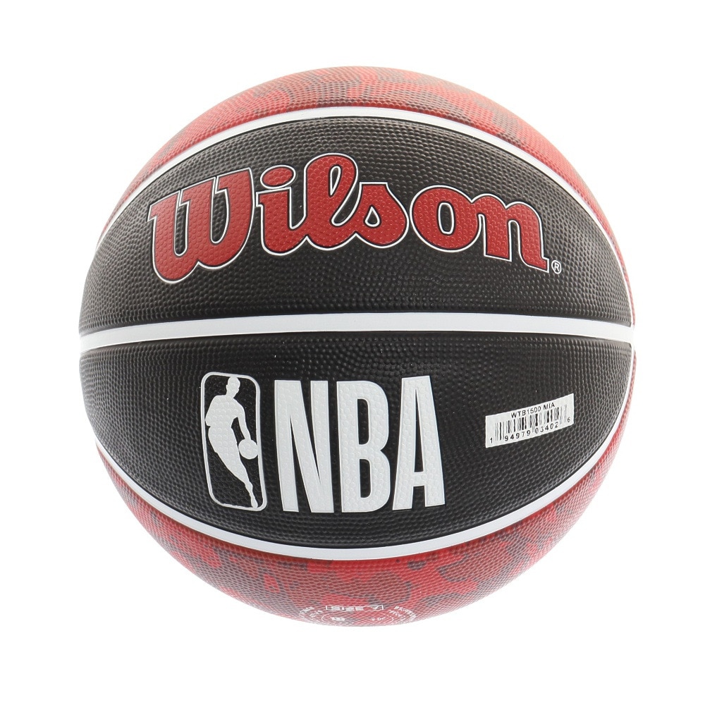 ウイルソン（Wilson）（メンズ）バスケットボール 7号球 NBA ヒート WTB1500XBMIA 屋外 室外