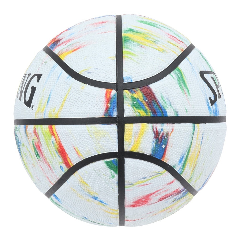 スポルディング（SPALDING）（メンズ）バスケットボール 7号球 マーブル レインボー 84-397Z