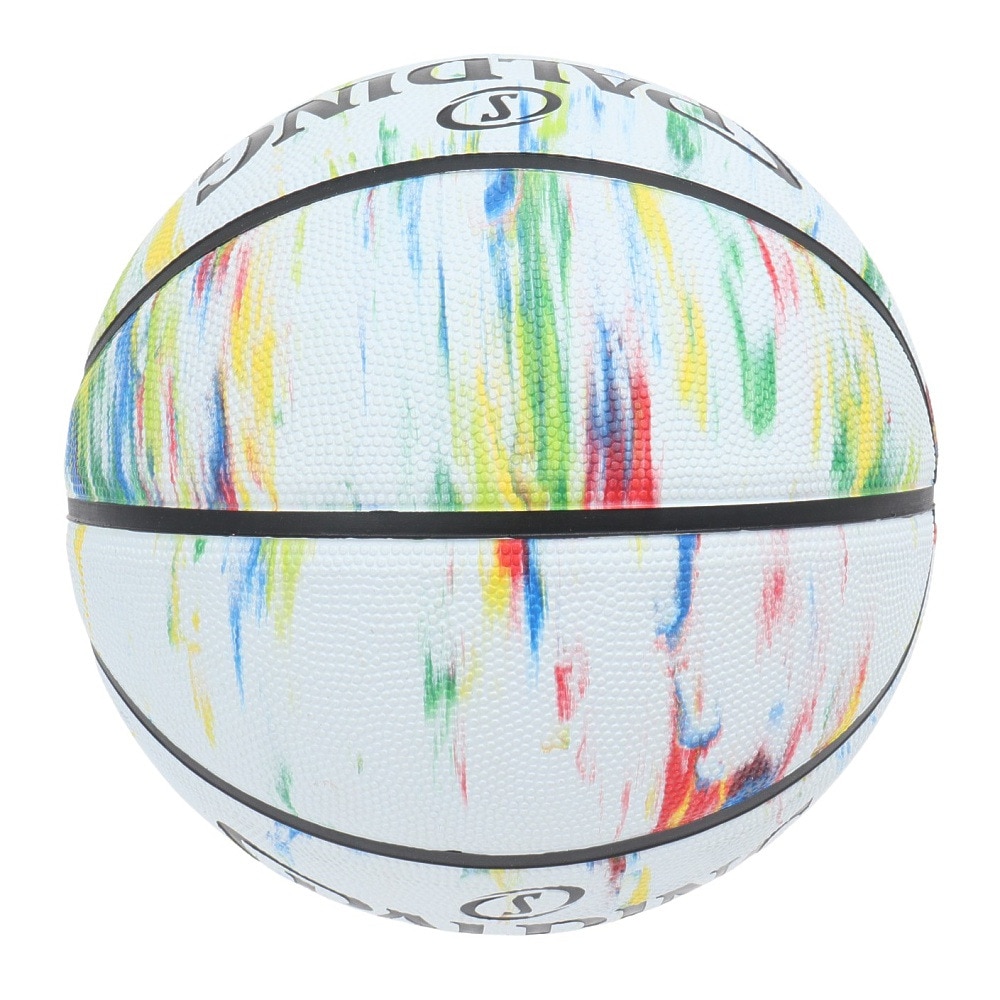 スポルディング（SPALDING）（メンズ）バスケットボール 7号球 マーブル レインボー 84-397Z