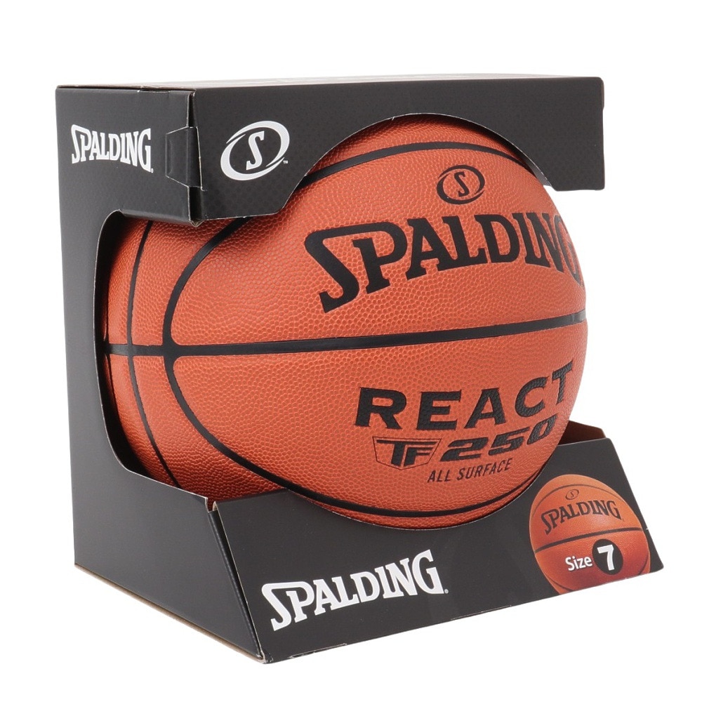 スポルディング（SPALDING）（メンズ）バスケットボール 7号球 リアクト TF-250 77-081J