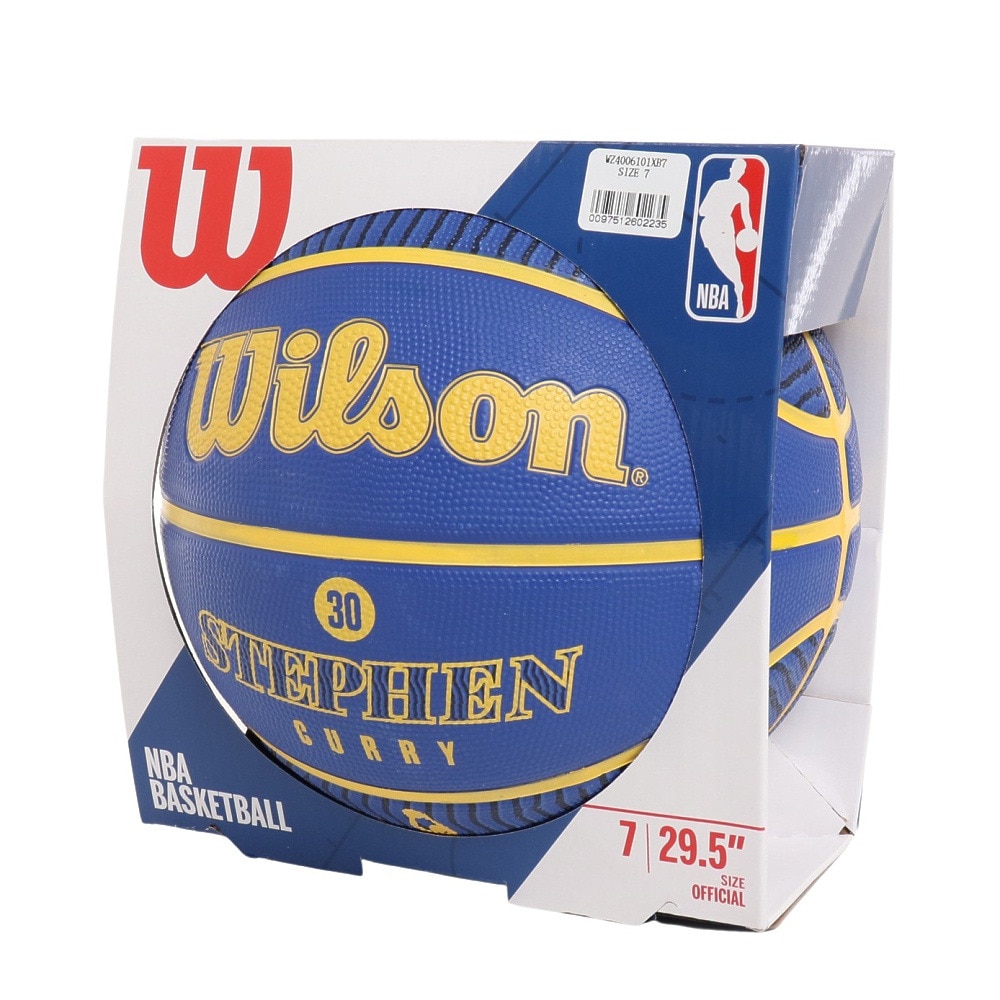 ウイルソン（Wilson）（メンズ）バスケットボール 7号球 NBA PLAYER ICON STEPHEN CURRY WZ4006101XB7